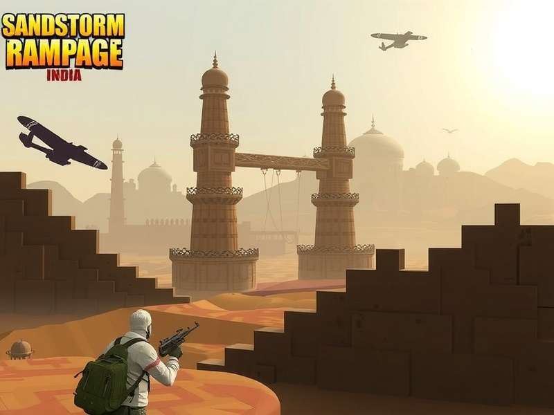 Intense Desert Battle in Sandstorm Rampage India Sandstorm Rampage India Gameplay